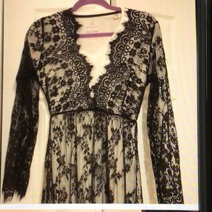 Extremely sexy black lace lingerie